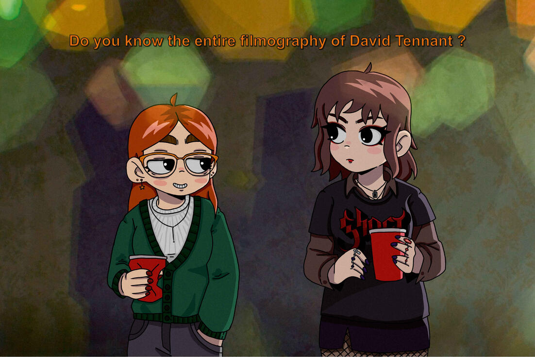 redraw of a scott pilgrim scene